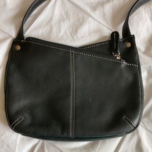 Flawless Fossil Black Leather Purse